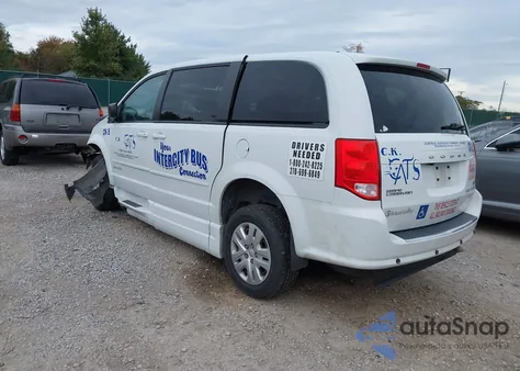 2017 Dodge Grand Caravan Se from USA, damaged, VIN 2C7WDGBG6HR767499